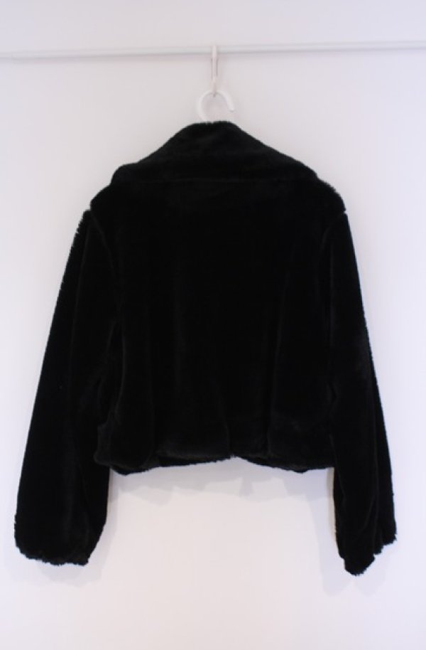 画像3: mpetit by misako / クロミファーBZナガ　ファーブルゾン M クロ O-26-02-07-1023-PU-CO-YM-OS (3)