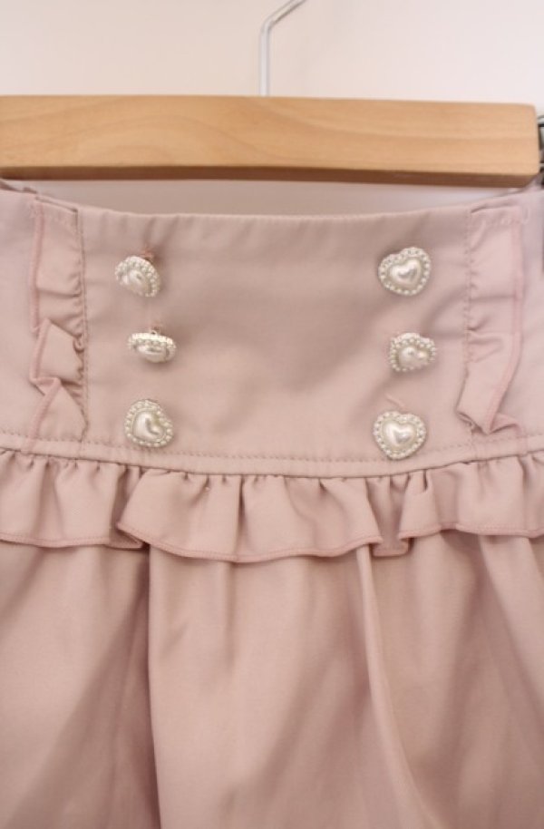 画像2: Lily Merry / ハートボタンスカパン M ピンク O-26-02-07-1026-LO-PA-YM-OS (2)