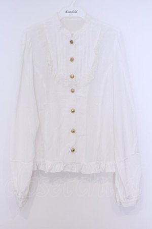 画像: metamorphose / スワンレースブラウス  シロ O-26-02-07-008-ME-BL-OW-OS