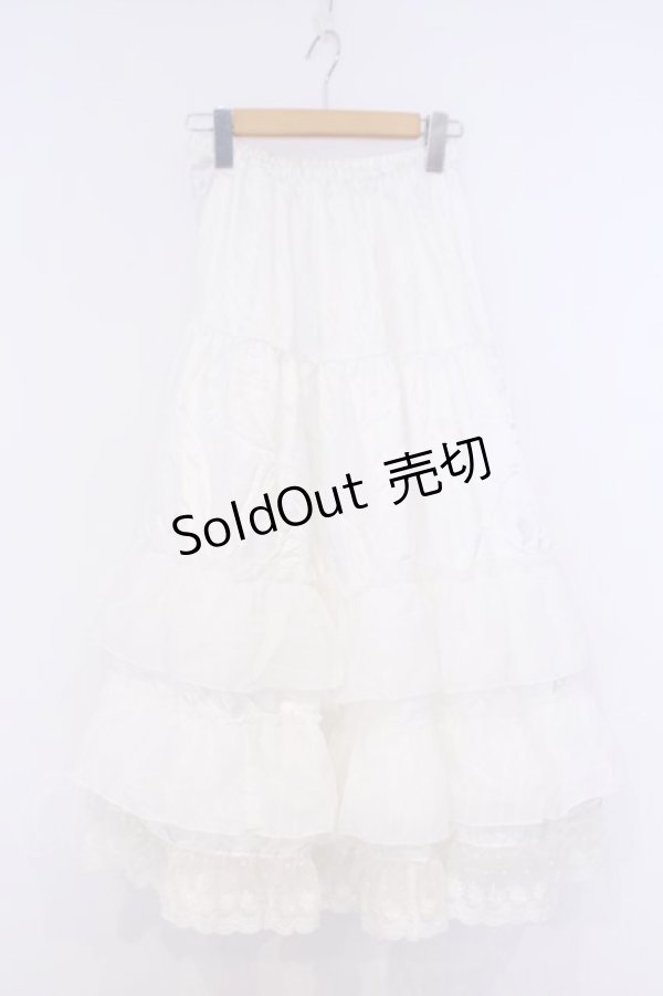 画像3: BABY,THE STARS SHINE BRIGHT / レースフリルペチコート  シロ O-26-02-07-011-BA-SK-OW-OS (3)