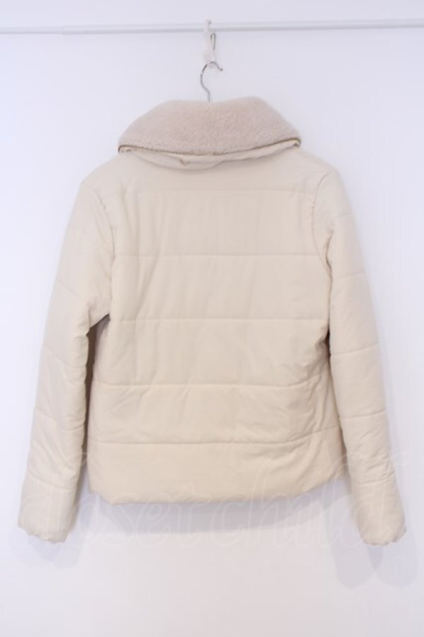 画像3: axes femme / ショート中綿コート M アイボリー O-26-02-07-013-AX-CO-IG-OS (3)