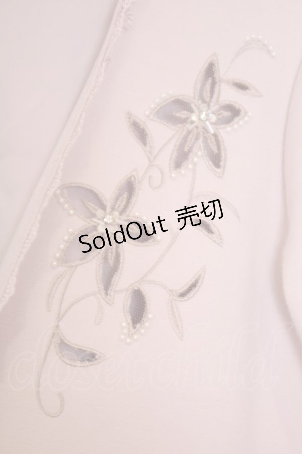 画像2: axes femme / 花透かしトッパーカーディガン M ピンク O-26-02-07-022-AX-TO-IG-OS (2)