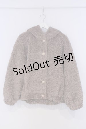 画像: axes femme POETIQUE / パールボタンボアコート M ブラウン O-26-02-07-023-AX-CO-IG-OS