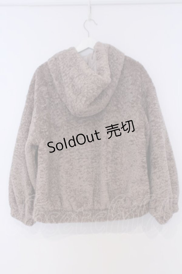 画像3: axes femme POETIQUE / パールボタンボアコート M ブラウン O-26-02-07-023-AX-CO-IG-OS (3)