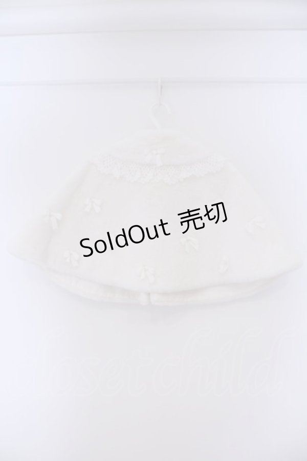 画像4: BABY,THE STARS SHINE BRIGHT / Ribbon Princessファーケープ  シロ O-26-02-09-024-BA-JA-YM-OS (4)