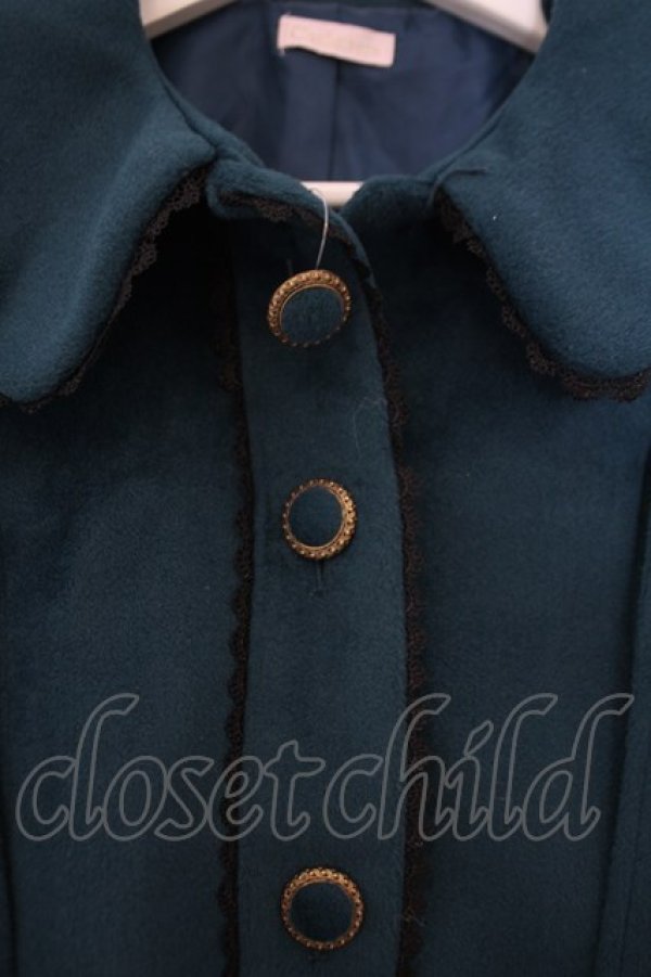 画像2: Chalmiere / フリルケープコート M グリーン O-26-02-09-026-0-CO-OW-OS (2)