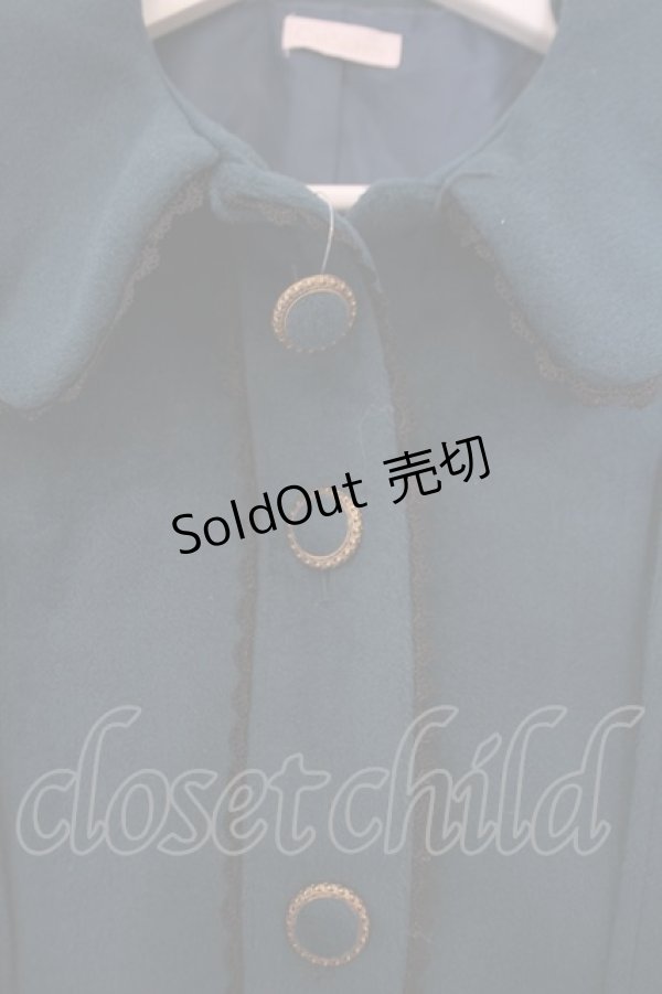 画像2: Chalmiere / フリルケープコート M グリーン O-26-02-09-026-0-CO-OW-OS (2)