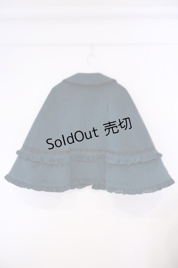 画像4: Chalmiere / フリルケープコート M グリーン O-26-02-09-026-0-CO-OW-OS (4)