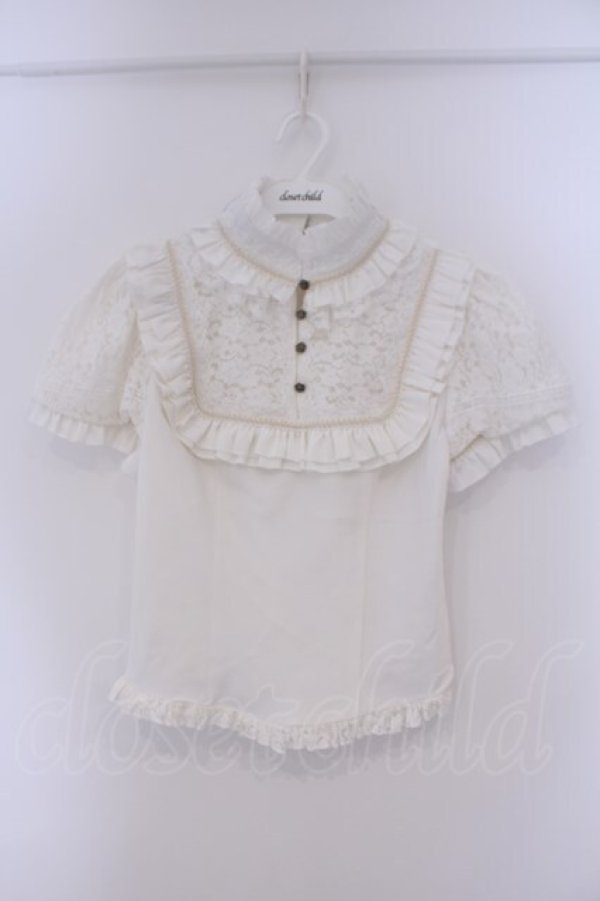 画像1: 星箱Works / ミッドナイトスターブラウス  シロ O-26-02-09-028-0-BL-IG-OS (1)