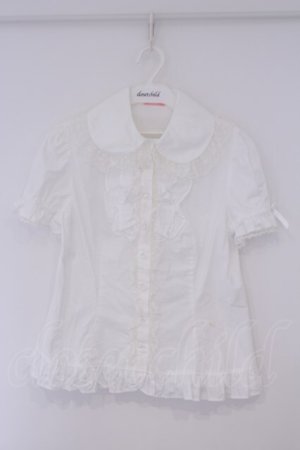 画像: Angelic Pretty / ファンシーフリルブラウス  シロ O-26-02-09-029-AP-BL-OW-OS