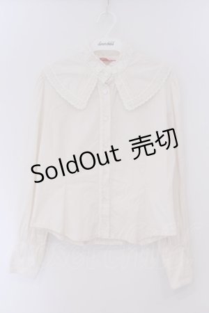 画像: BABY,THE STARS SHINE BRIGHT / 立ち襟ブラウス  生成り O-26-02-09-030-BA-BL-IG-OS