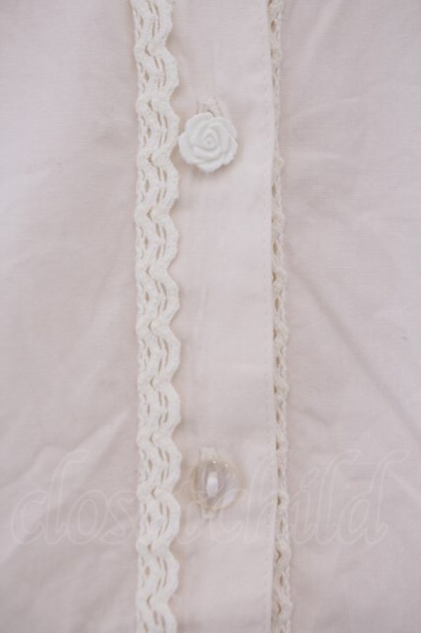 画像3: BABY,THE STARS SHINE BRIGHT / 立ち襟ブラウス  生成り O-26-02-09-030-BA-BL-IG-OS (3)