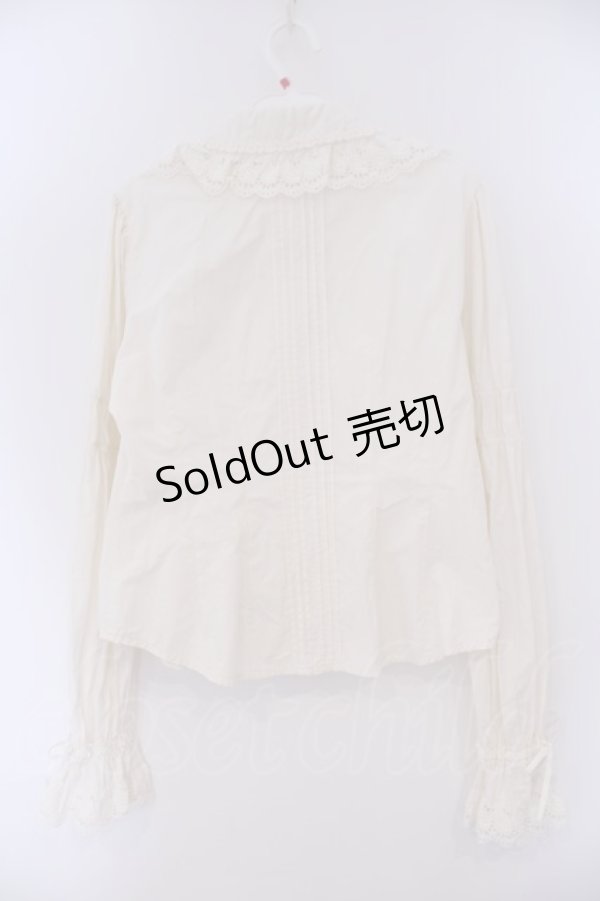 画像4: BABY,THE STARS SHINE BRIGHT / ローズレースブラウス  生成り O-26-02-09-031-BA-BL-IG-OS (4)