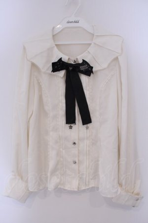 画像: Angelic Pretty / Angelic Batブラウス  オフ×クロ O-26-02-09-032-AP-BL-IG-OS