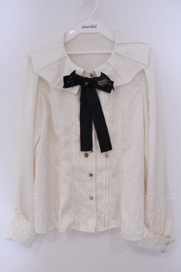 画像1: Angelic Pretty / Angelic Batブラウス  オフ×クロ O-26-02-09-032-AP-BL-IG-OS (1)