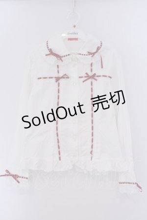 画像: BABY,THE STARS SHINE BRIGHT / Love ring Present Box ブラウス  シロ×えんじ O-26-02-09-033-BA-BL-IG-OS