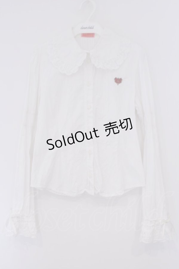 画像1: BABY,THE STARS SHINE BRIGHT / スクールブラウス  シロ O-26-02-09-034-BA-BL-IG-OS (1)