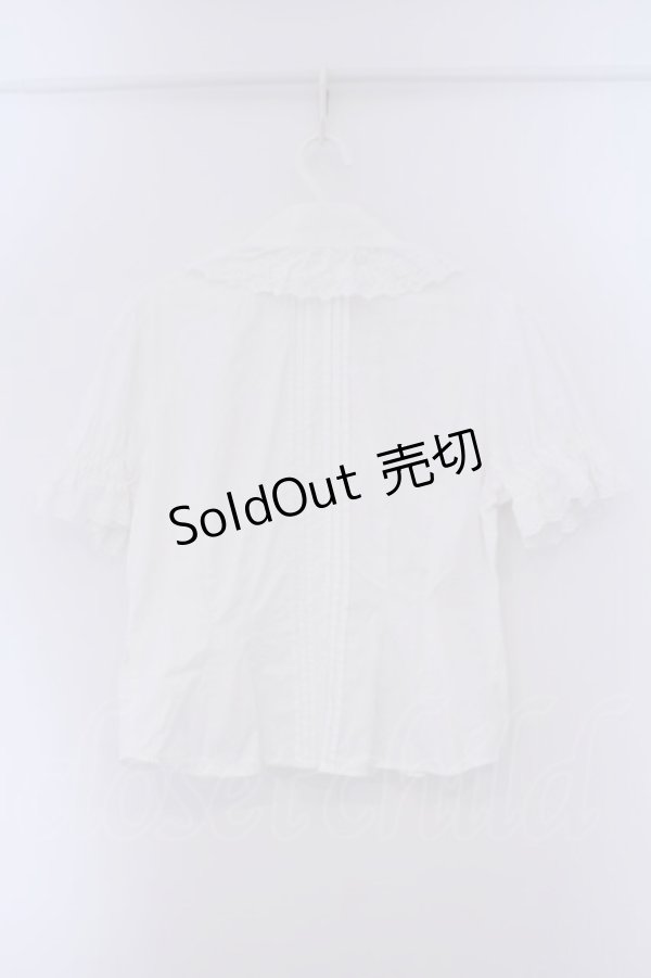 画像3: BABY,THE STARS SHINE BRIGHT / フリルフル半袖ブラウス  シロ O-26-02-09-035-BA-BL-IG-OS (3)