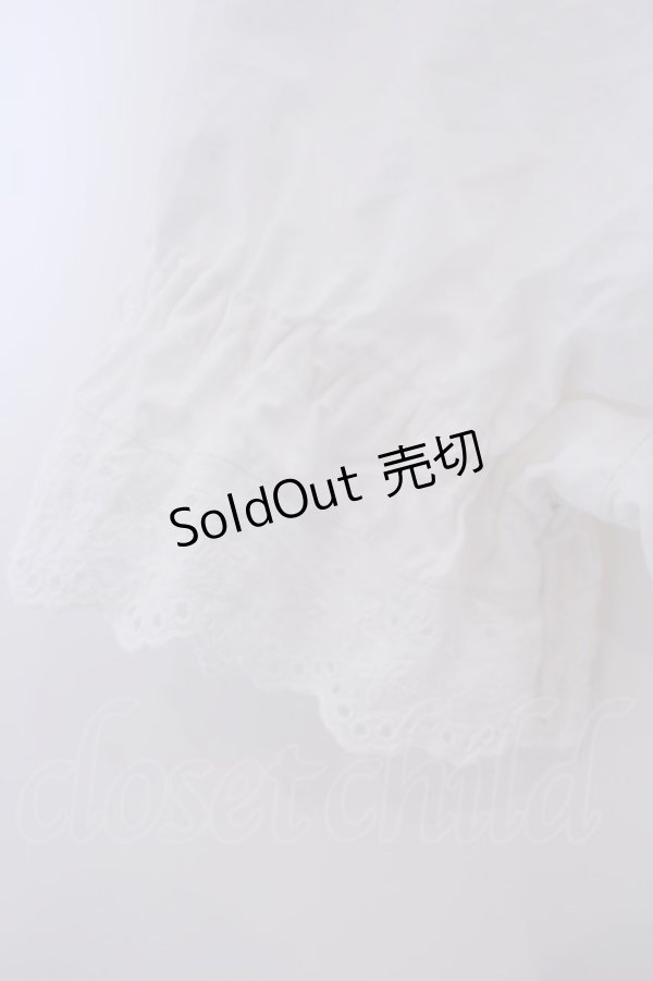 画像4: BABY,THE STARS SHINE BRIGHT / フリルフル半袖ブラウス  シロ O-26-02-09-035-BA-BL-IG-OS (4)