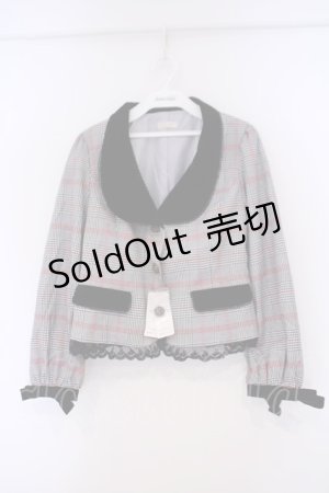 画像: axes femme POETIQUE / ボリューム袖ジャケット M グレー O-26-02-09-055-AX-JA-OW-OS