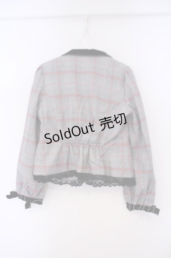 画像3: axes femme POETIQUE / ボリューム袖ジャケット M グレー O-26-02-09-055-AX-JA-OW-OS (3)