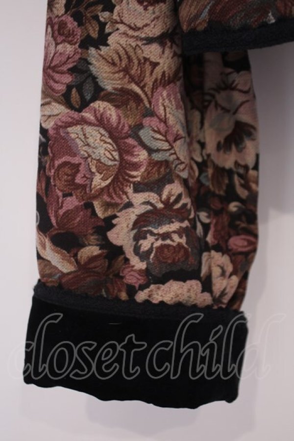 画像2: axes femme / 【Petrouchka axes femme 】ゴブランプリントジャケット L ワイン系 O-26-02-09-056-AX-JA-OW-OS (2)