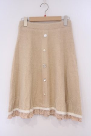 画像: axes femme POETIQUE / ニットスカート M キナリ O-26-02-09-060-AX-SK-OW-OS