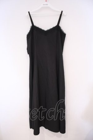 画像: axes femme POETIQUE / バックリボンキャミワンピ M クロ O-26-02-09-063-AX-OP-OW-OS