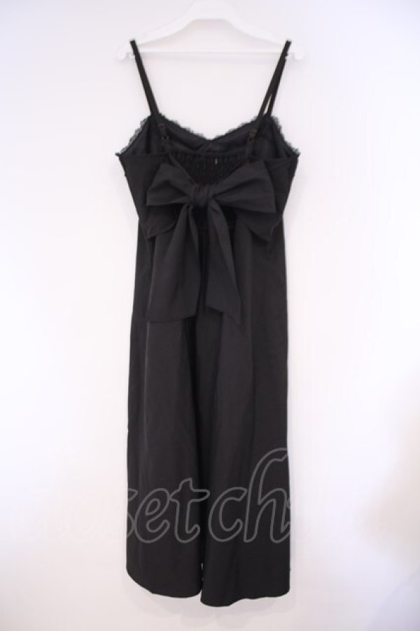 画像3: axes femme POETIQUE / バックリボンキャミワンピ M クロ O-26-02-09-063-AX-OP-OW-OS (3)