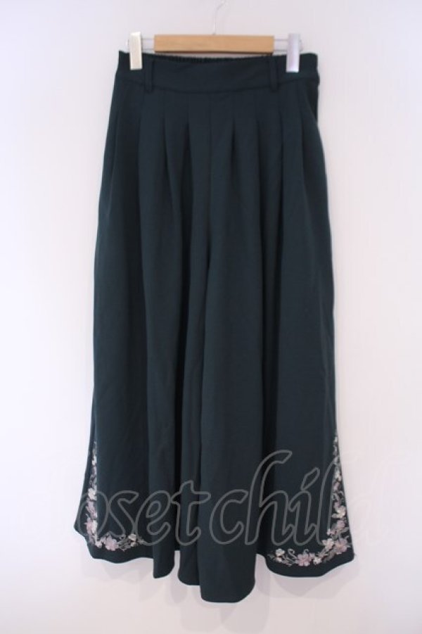 画像1: axes femme / リラックスカットソーパンツ M グリーン O-26-02-09-070-AX-PA-OW-OS (1)