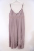画像1: axes femme / プリーツキャミワンピース M ピンク O-26-02-09-074-AX-TO-OW-OS (1)