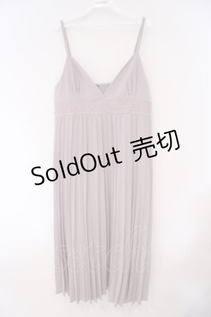 画像: axes femme / プリーツキャミワンピース M ピンク O-26-02-09-074-AX-TO-OW-ZT605