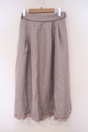 画像: axes femme / タックデザインミディスカート M ピンク O-26-02-09-075-AX-SK-OW-OS