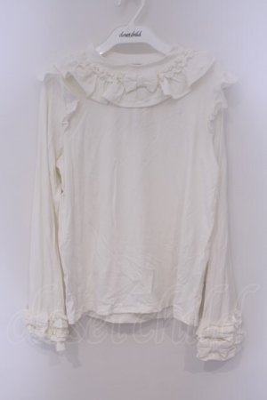 画像: axes femme kawaii / フリルリボンカットプル M シロ O-26-02-09-079-AX-TO-OW-OS