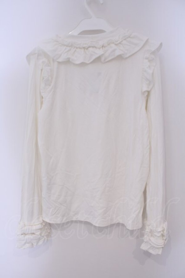 画像4: axes femme kawaii / フリルリボンカットプル M シロ O-26-02-09-079-AX-TO-OW-OS (4)