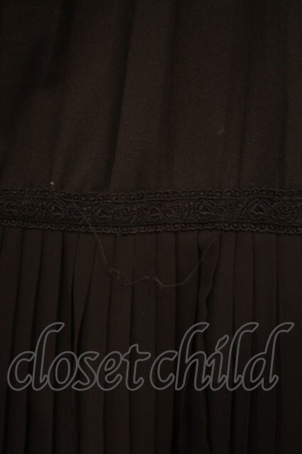 画像3: axes femme / プリーツ入りミディスカート M クロ O-26-02-09-082-AX-SK-OW-OS (3)