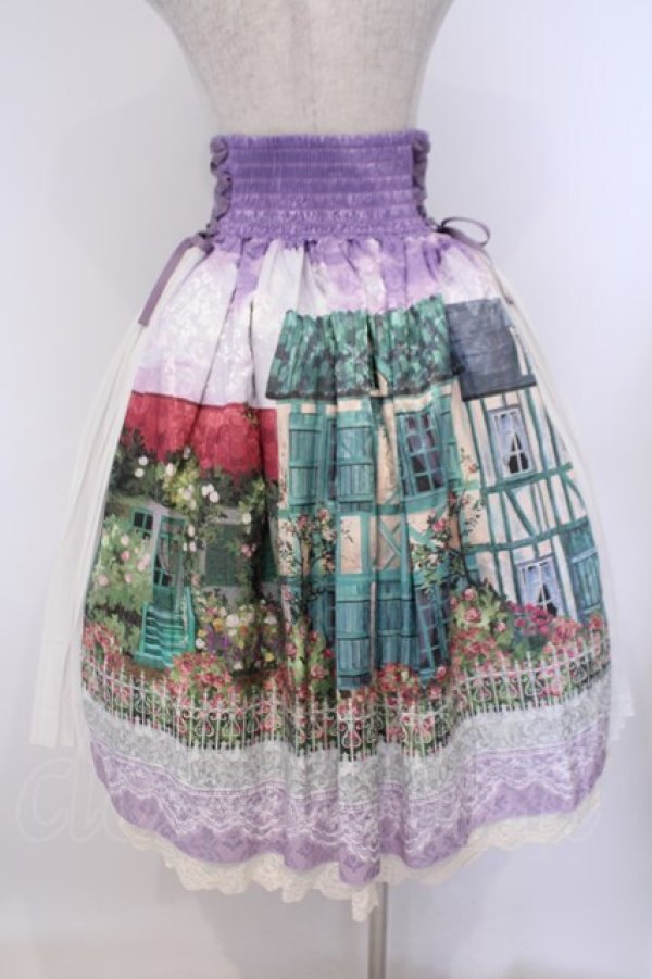 画像4: axes femme kawaii / ジェルブロワ・ローズスカート M パープル O-26-02-09-007-AX-SK-OW-OS (4)