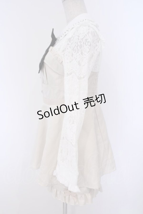 画像3: LIZ LISA / ビスチェドッキングセットアップ 0 アイボリー O-26-02-09-001-LO-OP-OW-OS (3)