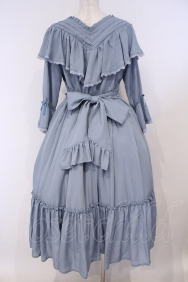 画像4: axes femme kawaii / シャルロットワンピース M ブルー O-26-02-09-008-AX-OP-OW-OS (4)