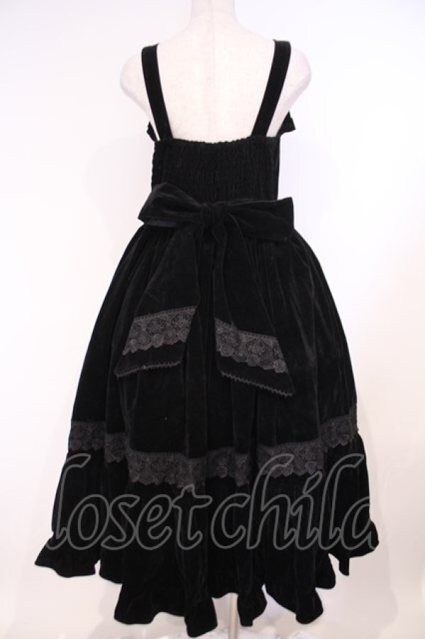 画像4: axes femme kawaii / ベルベットドールジャンスカ M クロ O-26-02-09-011-AX-OP-OW-OS (4)