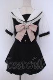画像1: LIZ LISA / セーラーカラーセットアップ 0 クロ×シロ O-26-02-09-002-LO-OP-IG-OS (1)