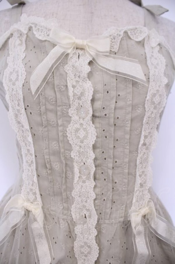 画像2: ALICE and the PIRATES / Le jardin secretジャンパースカート  若草 O-26-02-09-013-PA-OP-YM-OS (2)