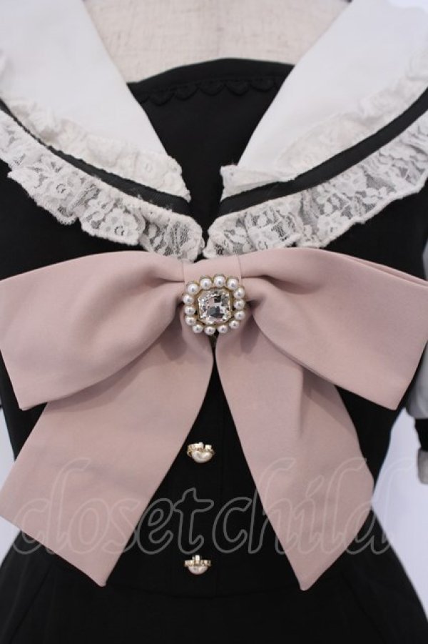 画像2: LIZ LISA / セーラーカラーセットアップ 0 クロ×シロ O-26-02-09-002-LO-OP-IG-OS (2)