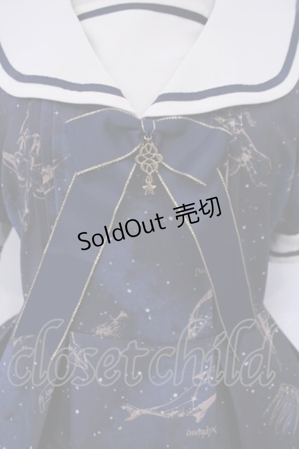 画像2: Amavel / Fantasy Milkywayワンピース  ネイビー O-26-02-09-017-CA-OP-IG-OS (2)