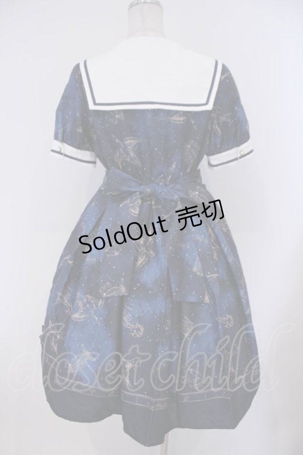 画像4: Amavel / Fantasy Milkywayワンピース  ネイビー O-26-02-09-017-CA-OP-IG-OS (4)