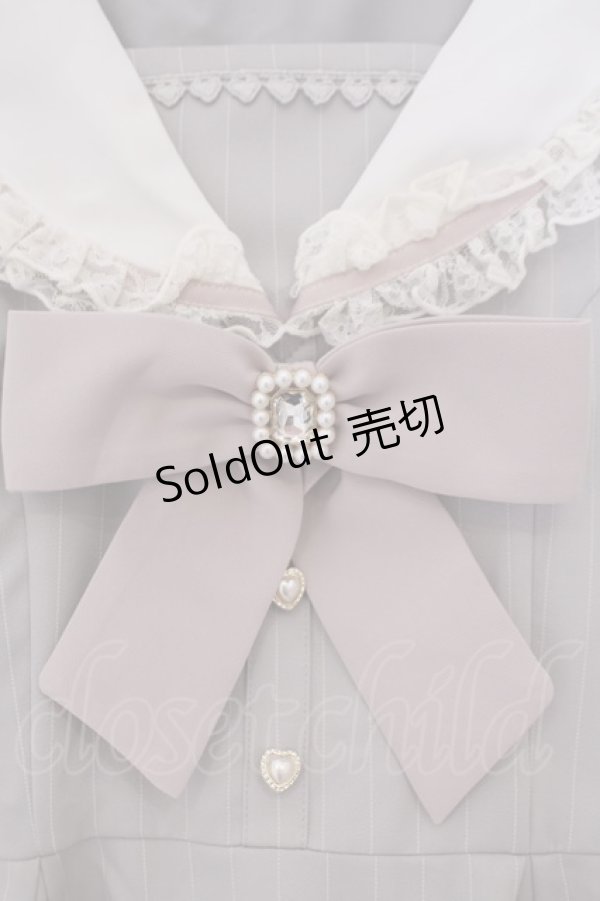 画像2: LIZ LISA / セーラーカラーワンピース 0 グレー O-26-02-09-018-LO-OP-IG-OS (2)