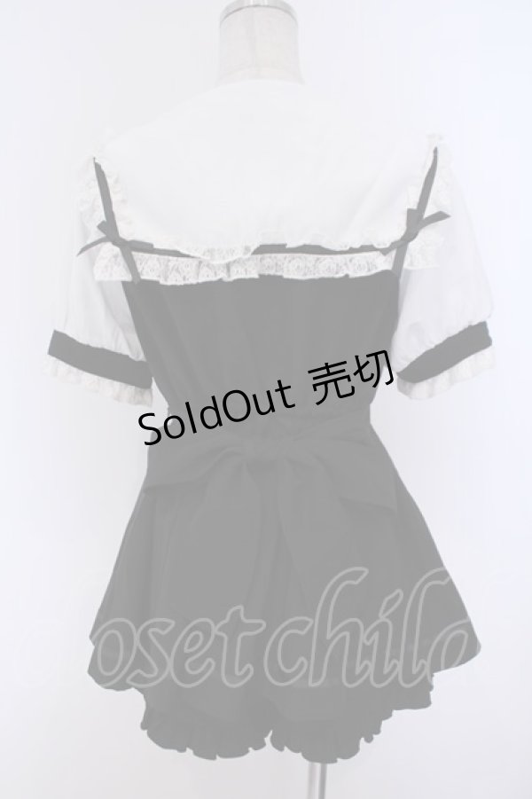 画像4: LIZ LISA / セーラーカラーセットアップ 0 クロ×シロ O-26-02-09-002-LO-OP-IG-OS (4)