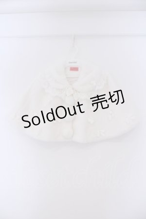 画像: BABY,THE STARS SHINE BRIGHT / Ribbon Princessファーケープ  シロ O-26-02-09-024-BA-JA-YM-OS