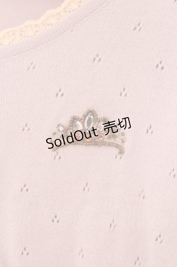 画像2: Secret Honey / ラプンツェルプルオーバーニット 2 ラベンダー O-26-02-10-030-CA-TO-OW-OS (2)