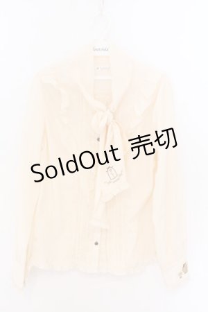 画像: axes femme / フェミニンボータイブラウス/美女と野獣 M キナリ O-26-02-10-032-AX-BL-OW-OS